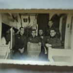 EREDETI NÉMET KATONAI FOTÓ, KATONAI CSOPRTKÉP HÁBORÚS KARÁCSONY 1939 TÁBLÁVAL fotó