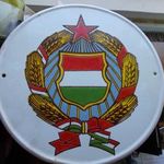 Magyar cimer zomaáncos fém tabla, ..33 cm fotó
