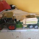 J-73 Farm Traktor + Kockabálázos potkocsi Új termék fotó