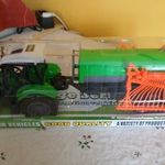 J-76 Farm Traktor + tartályos potkocsi Új termék fotó