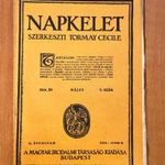 1924 május - Napkelet a Magyar Irodalmi Társaság folyóirata - szerkeszti : Tormay Cecile fotó