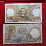 2db FRANCIA 100 FRANK 1942, 1978 PÁRBAN ELADÓ ! nsz- fotó