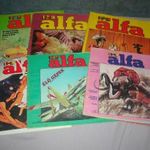 ALFA ifjúsági magazin 1983 - 86 évfolyam 6 db fotó