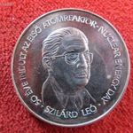 SZILÁRD LEO / PAKSI ATOMERŐMŰ, 10 ÉVES AZ ELSŐ BLOKK EMLÉKÉREM 1992 EZÜST: 36g BU, oxidfolt, mikrokarc fotó