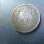 Ferenc József 4 Krajcár 1868 KB. veret eladó! fotó
