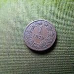 1 KRAJCÁR 1879 fotó