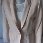 XL Zara ÚJ basic-Made in Spain, babarózsaszín karcsúsított női zakó szépen kidolgozott minőségi fotó
