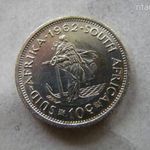 EZÜST DÉL AFRIKA 10 CENTS, 1962. 1 DB. 5.66 GR. fotó