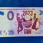 NÉMETORSZÁG 0 EURO 2023 KOSÁRLABDA VILÁGBAJNOKSÁG NÉMETORSZÁG VILÁGBAJNOK RITKA EMLÉK PAPÍRPÉNZ! UNC fotó