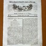 1844 Regélő Pesti Divatlap. Szerk. Garay János KORÁNAK MEGHATÁROZÓ SZÉPIRODALMI MŰVÉSZETI FOLYÓIRATA fotó