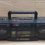 Sharp retro boombox 2 kazettás fotó