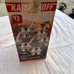 Fém fagyis kehely kanalakkal együtt fotó