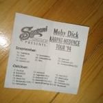 MOBY DICK KÁRPÁT-MEDENCE TOUR 1994-CORVINUS VILÁGOS SÖR !!SÖR CIMKE/METÁL RELIKVIA RITKASÁG fotó