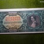 SZÁZEZER MILPENGŐ 1946. ÁPRILIS 29. fotó