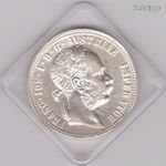 Ferenc József ezüst 1 GULDEN/FLORIN 1873 Ag.900-12, 34 g-29 mm -EF/EF fotó