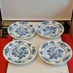 ANTIK HAGYMAMINTÁS PORCELÁN TÁNYÉR 4DB 18 CM fotó