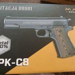 J-16 Airsoft Pisztoly Fém C-8 Új Bontatlan fotó