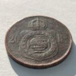 Brazília, 20 reis 1869, (RS után van a pont) érme fotó