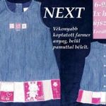 NEXT pamuttal bélelt farmer ruha 6-9hó 74 fotó