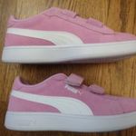 Új eredeti Puma 31-estől 35-ösig bőr tépőzáras lány cipő fiú cipő sportcipő utcai cipő 3 modell fotó