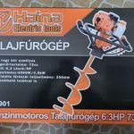 ÚJ HAINA BENZINES BENZINMOTOROS FÖLDFÚRÓ LYUKFÚRÓ TALAJFÚRÓ 6, 3LE / 73cm3 fotó
