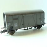 WS1770 H0 Klein Modellbahn fedett teherkocsi KKus CFL fotó