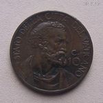 Vatikán város - állam 10 Centesimi 1935 / XI. Piusz Pápa / Ritkább R! fotó