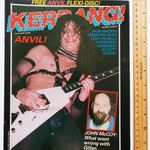 Kerrang 1983/43 Anvil Ramones Journey Hagar Accept Yarbirds Iron Maiden Bryan Adams Raven fotó