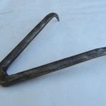 Régi kovácsolt bognár körző / 20 cm fotó