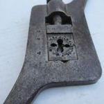 Régi kovácsolt vas menetmetsző / 48 cm / M8 W 55 / Gyűjtői darab / 20-30 as évekből fotó