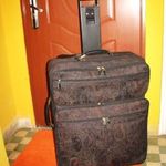 Eredeti Samsonite nagy gurulós bőrönd, 72x58x26, 4 rekesz különleges anyagú húzókarú ritka fotó