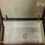 Antik régi bőrönd koffer fotó