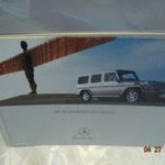 Retro Mercedes-Benz típusmodell bemutató kiadvány: G-osztály (terepjárójának)bemutatása! -2003/08! & fotó