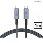 TECH PROTECT ULTRABOOST adatátviteli kábel / USB4.0 töltő - Type-C / Type-C csatlakozók, 240W, 1m... fotó