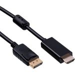 Akyga 1, 8m HDMI - DisplayPort kábel fotó