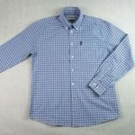 EREDETI BARBOUR (L) ELEGÁNS APRÓ KOCKÁS *EXCLUSIVE* HOSSZÚ UJJÚ FÉRFI *MINŐSÉGI* ING fotó