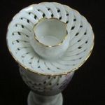 Gyertyatartó román porcelán kézzel festett fotó