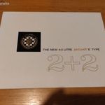 régi retró 60-as évekbeli JAGUÁR E-TYPE gyönyörű prospektus, extrahibátlan. fotó