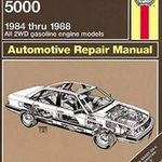Audi Javítási kézikönyv, audi 5000 (1984-1988) (angol nyelvű) fotó