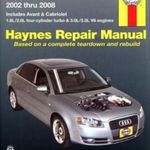 Audi Javítási kézikönyv, audi a4 (2002-2008) (angol nyelvű) fotó