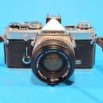 Olympus OM-1 fényképezőgép + zuiko 1.8 50mm fénymérő nem működik fotó