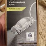 Troika fém, ledes világító fém kulcstartó, eredeti volkwagen bogár minta fotó
