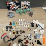 LEGO Star Wars csomag, minifigek, két bontatlan kis készlet, járművek, stb fotó