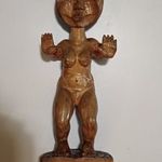 JELZETT NŐI AKT FA SZOBOR 26CM 1FT fotó
