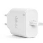 Adapter - Type-C - gyorstöltő, PD20W - fehér - Delight fotó