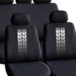 Autós üléshuzat szett - szürke / fekete - 9 db-os - HSA004 - Carguard fotó