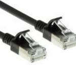 ACT CAT6A U-FTP Patch Cable 3m Black fotó