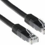 ACT CAT6 U-UTP Patch Cable 5m Black fotó