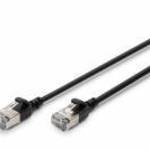 Digitus CAT6A F-FTP Patch Cable 0, 5m Black fotó