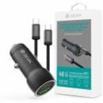 Devia ST112773 Extreme Speed Series 30W Car Charger Black fotó